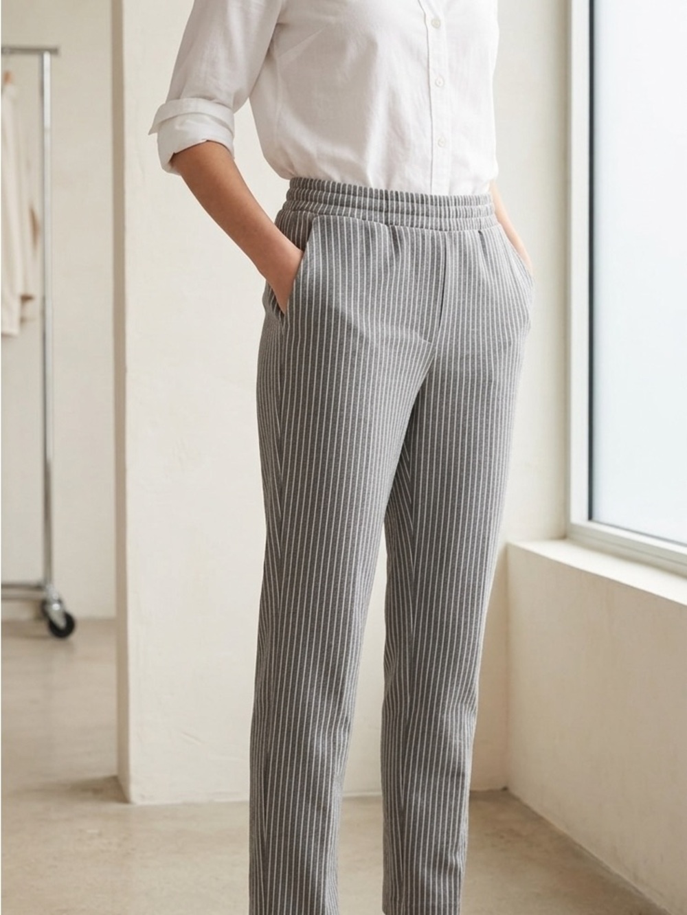 LOFT Pin Striped Trousers